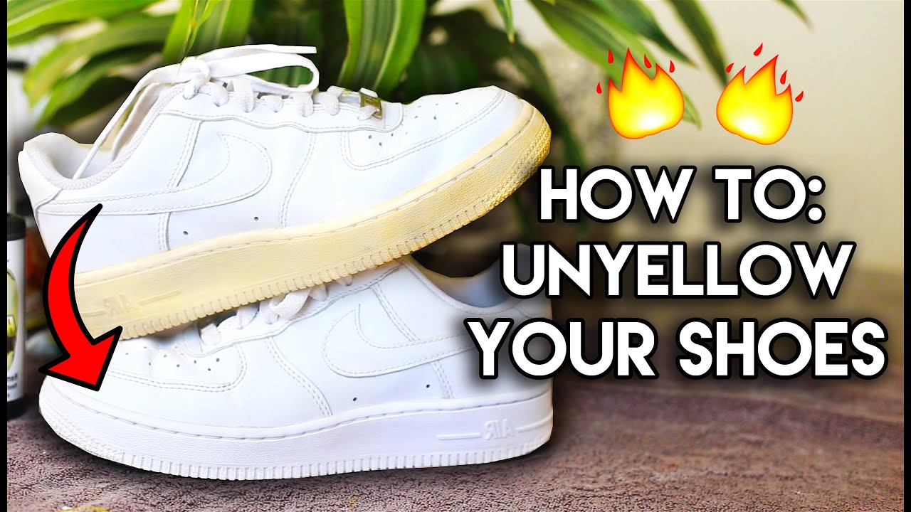How to Unyellow your Shoes?