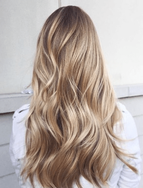 a girl with The Layered Mane