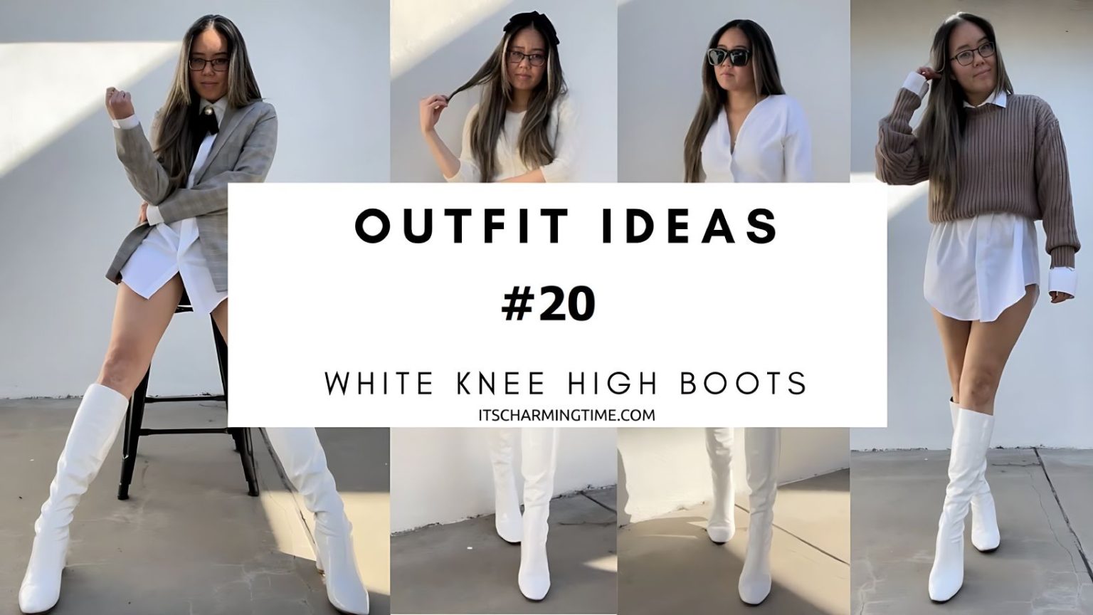 20 Trending Outfit Ideas With White Knee High Boots: Elevate Your Style ...