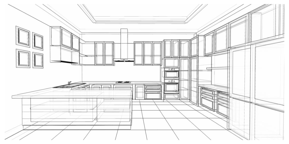 Blueprint For Kitchen