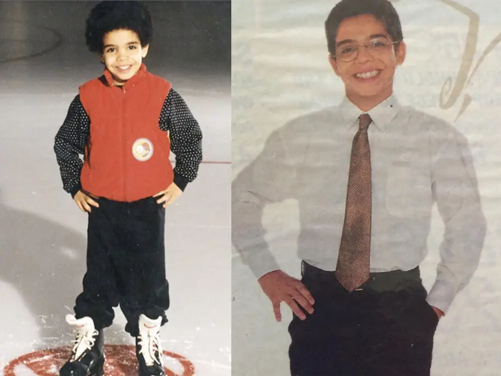 Drake in his Childhood and Teenage