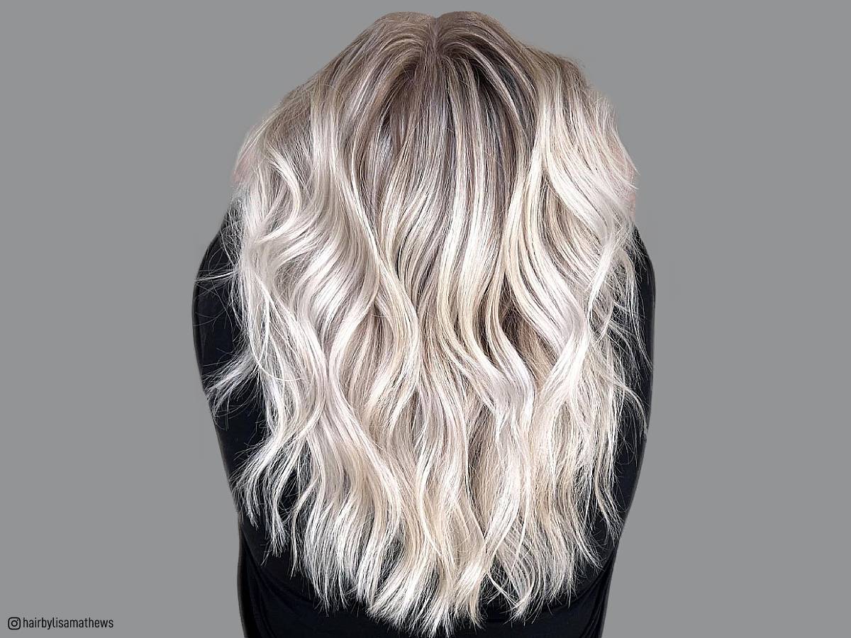 Prismatic Platinum Blonde hair color