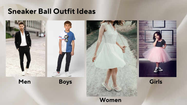 Sneaker Ball Outfits Ideas for Men, Women & Kids | Its Charming Time