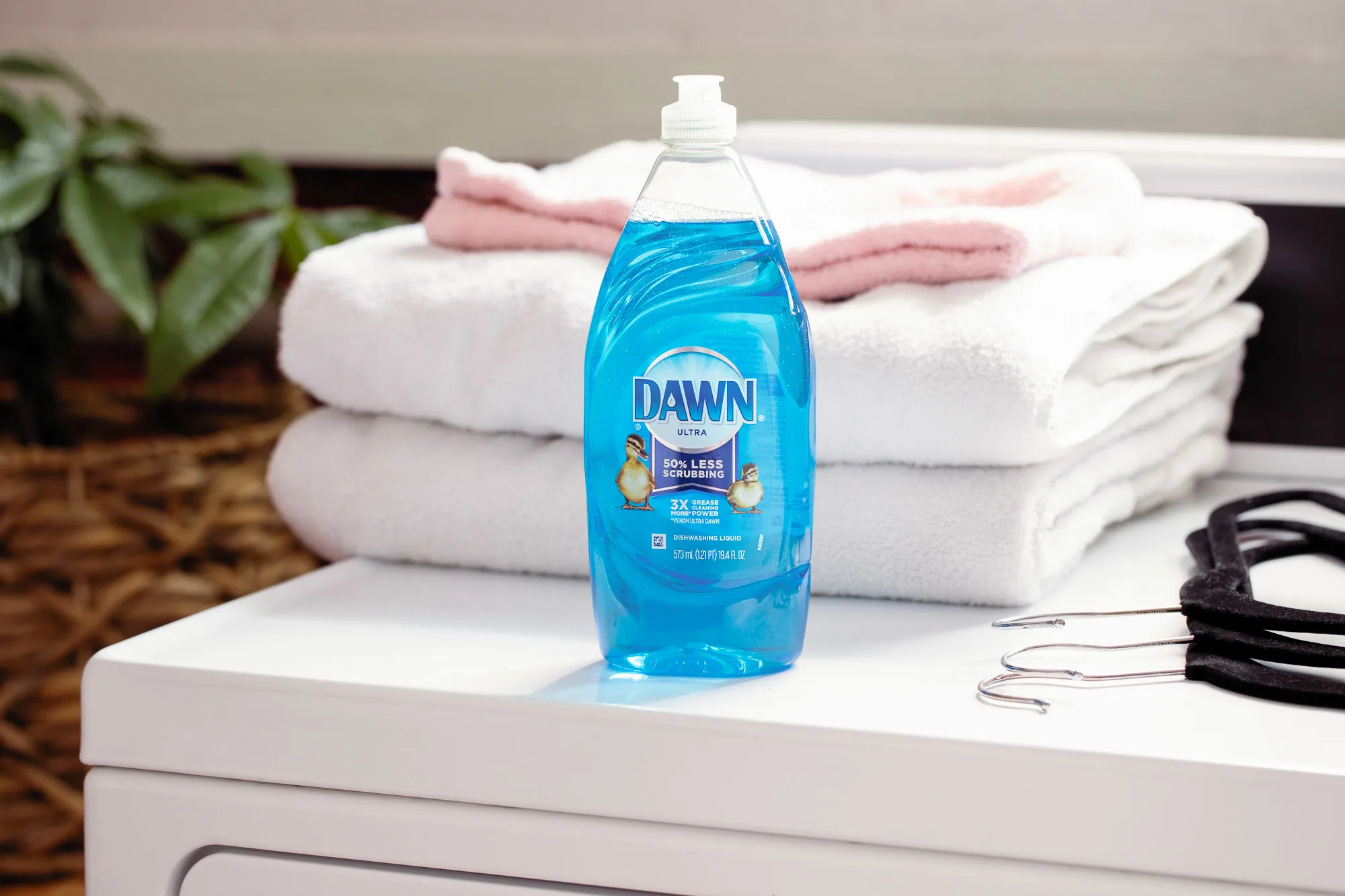Liquid Dish Soap to remove stains